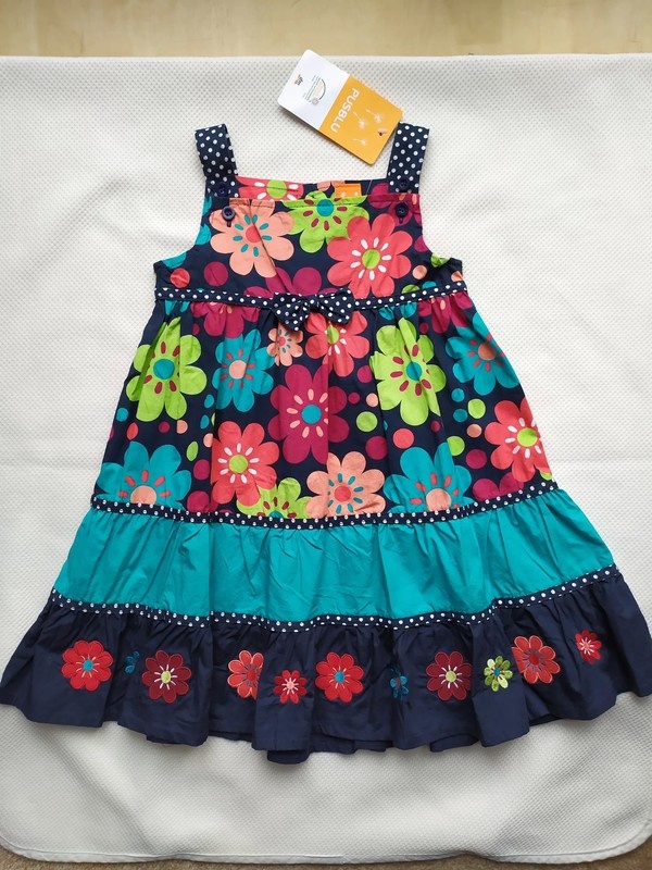 Letní bavlněné šaty s mašlí
