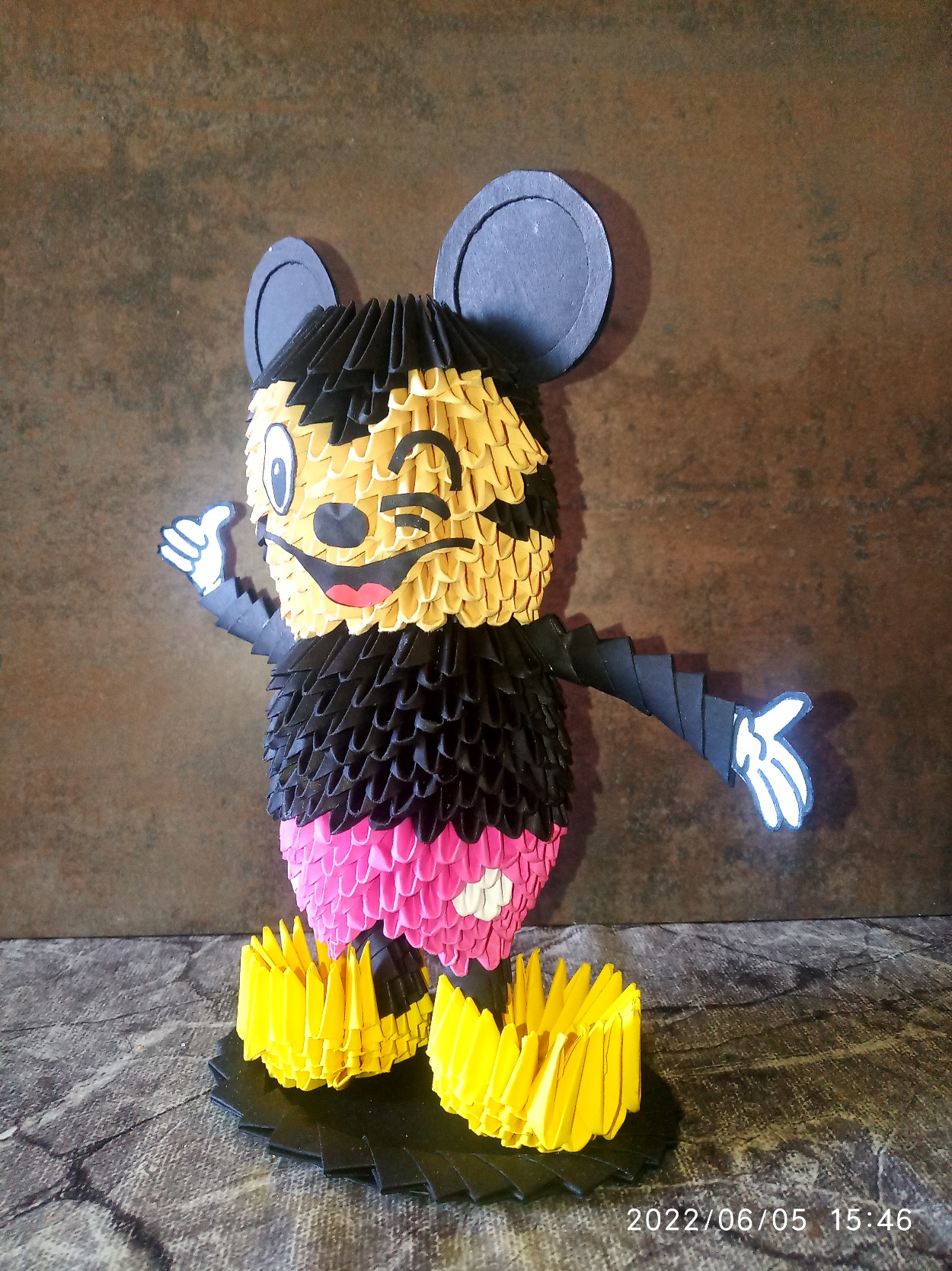 3D Origami - Mickey Mouse