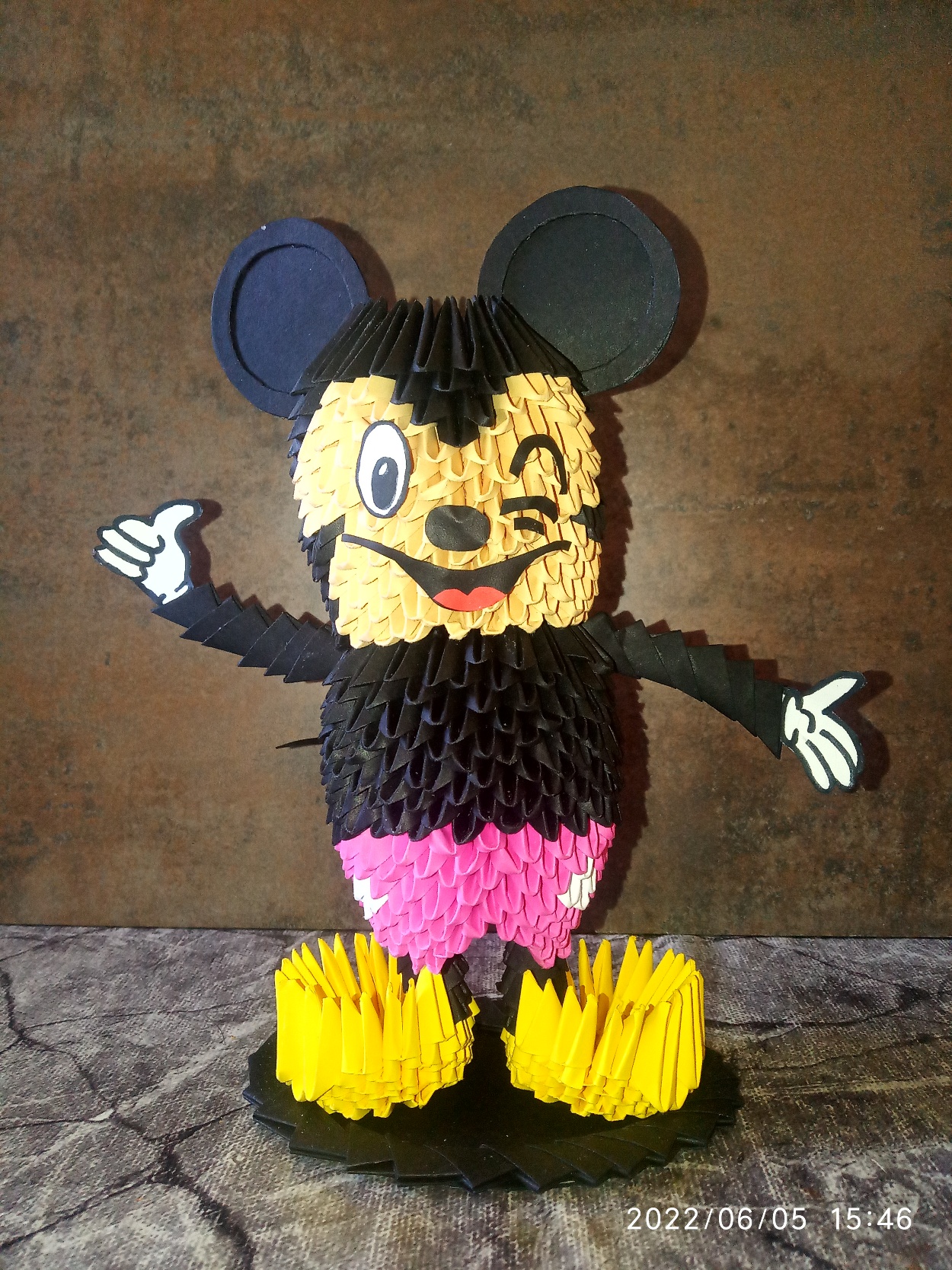 3D Origami - Mickey Mouse